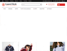 Tablet Screenshot of laurelstyle.com